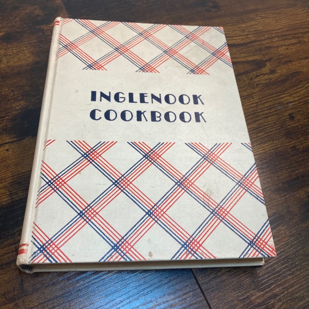 Inglenook Cookbook Harper &‎ Brothers Brethren Recipes Hardcover Vtg 1940s